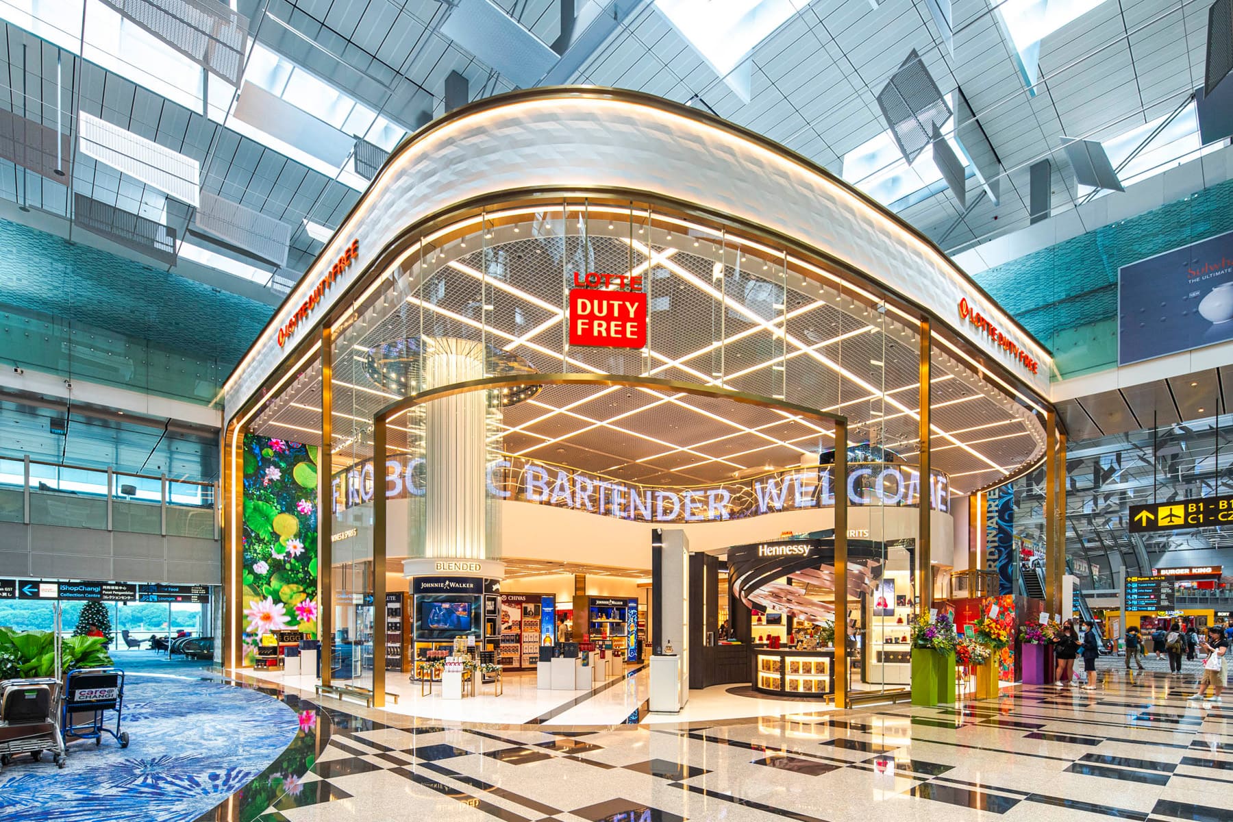 LOTTE DUTY FREE CHANGI AIRPORT, Singapore, Lifestyle | Project Innovations